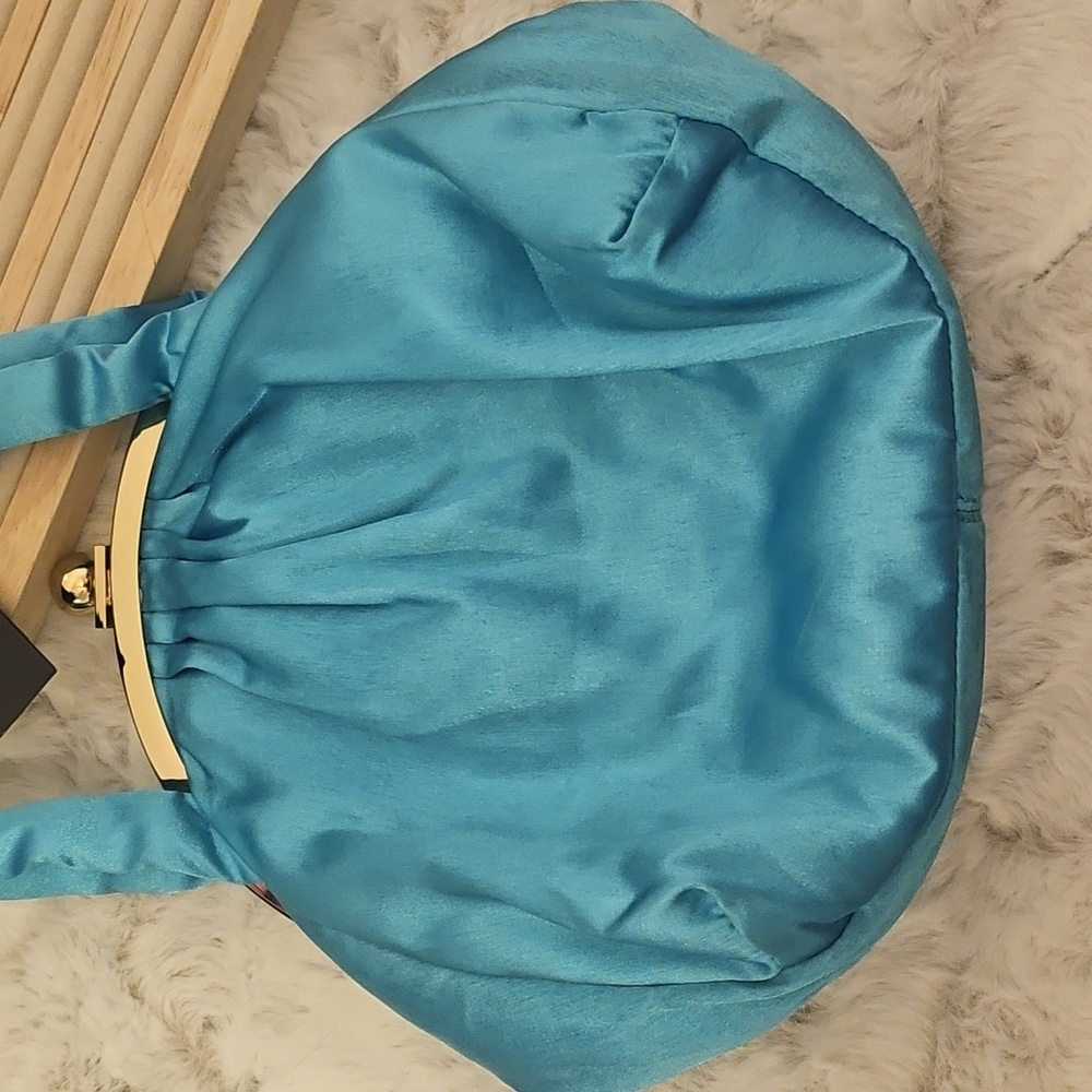 Cynthia Rowley Satin Rhinestone Shoulder Bag with Coin Purse - Picture 9 of 16